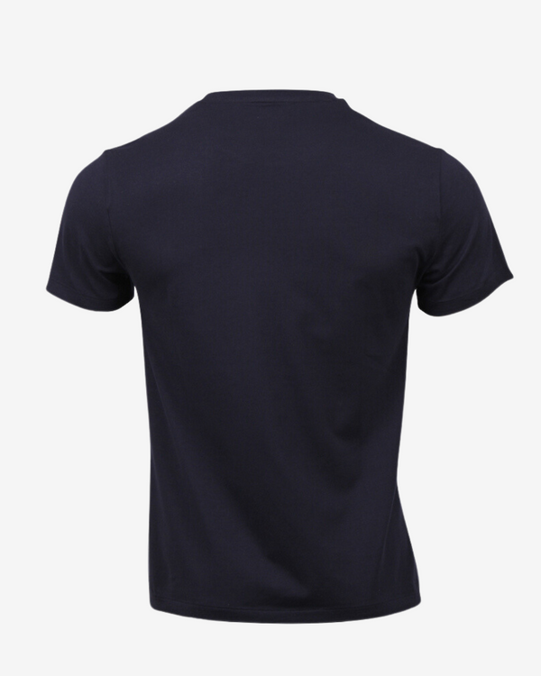 Rundhals slim fit t-shirt - Navy