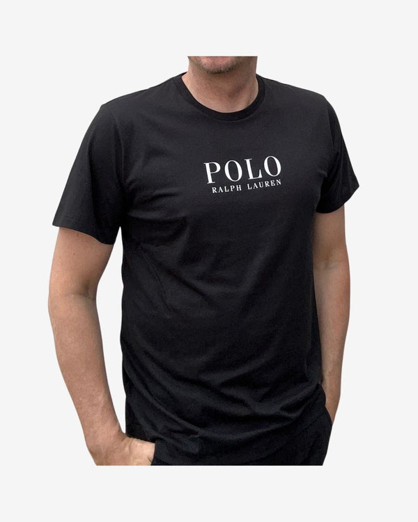 Rundhals T-shirt - Sort
