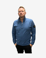 Stone Island Zip Sweater - Blå