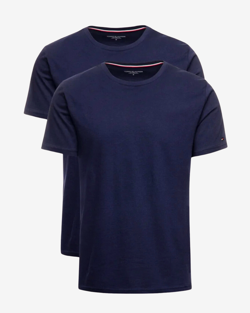 Klassisk t-shirt 2-pak - Navy