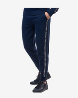 Logo tape sweatpants - Navy