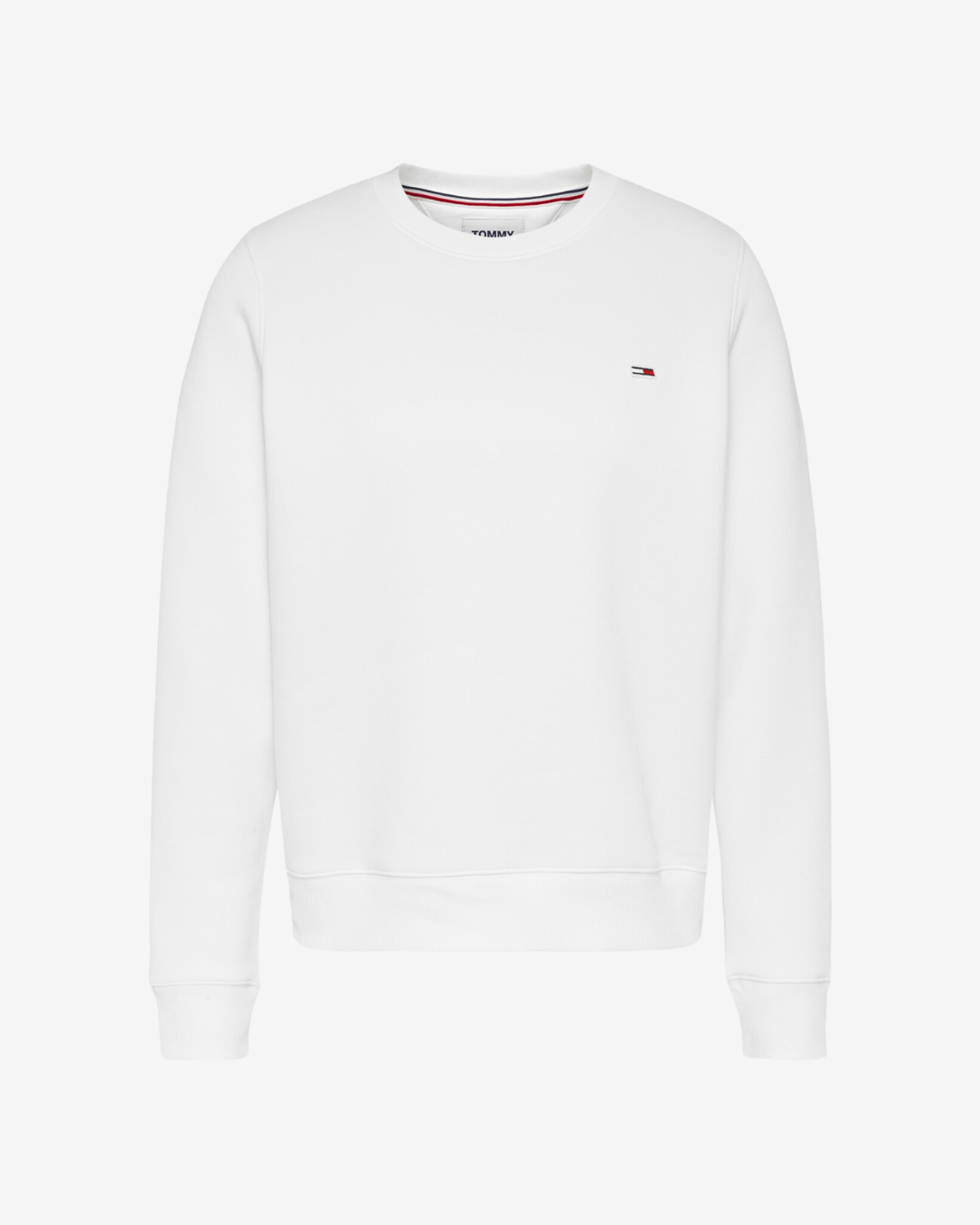 Smigre Forsendelse Spekulerer Original Logo Dame Sweatshirt Hvid Fra Tommy Hilfiger på tilbud til 549 DKK