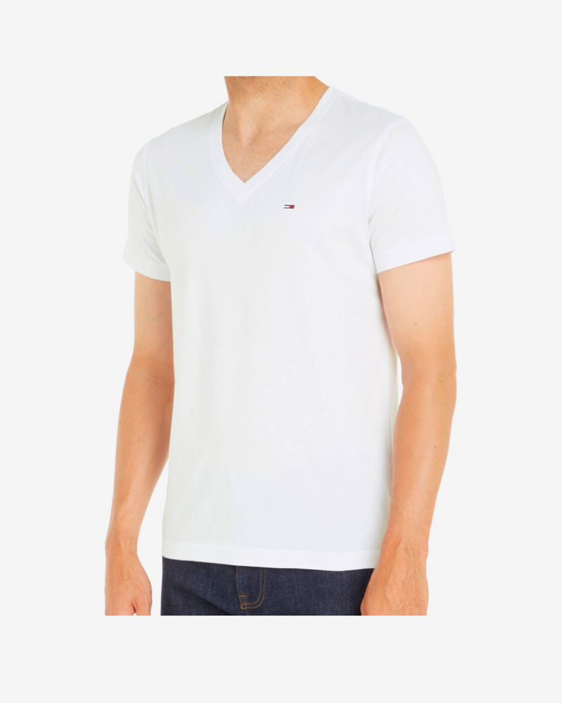 Original logo v-hals t-shirt - Hvid