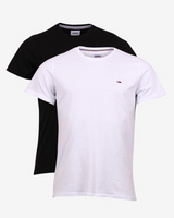 Rundhals t-shirt 2-pak - Sort / Hvid