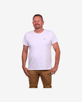 Rundhalset 2-pak slim t-shirts - Hvid