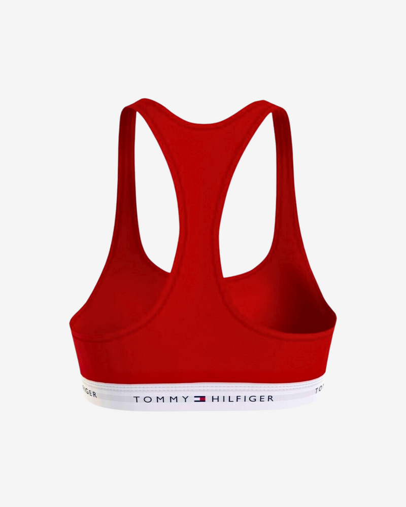 Uforet bralette bh - Rød