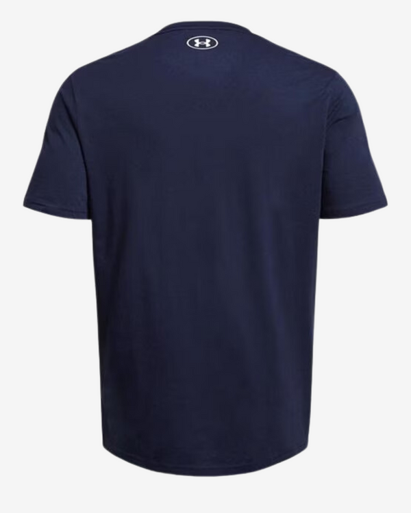 Left chest t-shirt - Navy/Hvid