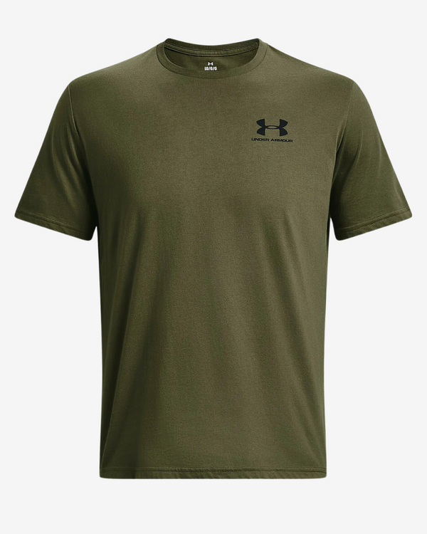 Left chest t-shirt - Olivengrøn